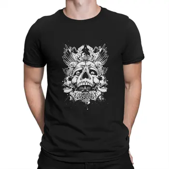 Тениска в стил хип-хоп с надпис Skulls Rock, тениска за отдих, топла разпродажба, тениски за възрастни