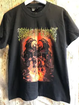 Тениска На Cradle Of Filth Размер На Великобритания Средният Mayhemburzum На Поробените Dimmu Borgir Marduk Satyricon Мъжка Тениска