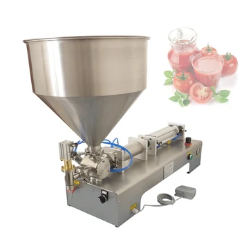 Търговска машина за бутилиране на мед в бутилки Пневматична Машина за количествено бутилиране доматен сос Чили