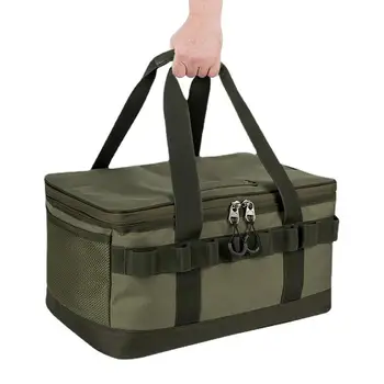 Чанта за съхранение на къмпинг на открито обем 20 л, чанта за хранене за къмпинг, голямата лампа за багаж, чанта за съдове, походный инструмент, пътна чанта за пикник