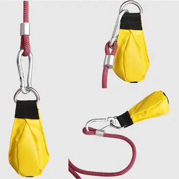 Чанта за хвърляне на въже, Износостойкая, устойчив на разкъсване, тежкотоварни чанта за въжета за катерене по дървета, удобства за активен отдих, аксесоари за катерене