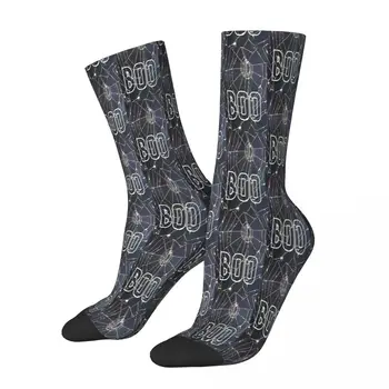 Чорапи с паяжини на Хелоуин, мъжки и дамски Зимни чорапи Harajuku