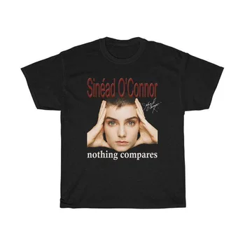 ШИНЕЙД О ' Конър, Мъжка тениска от памук в черен цвят, размери от S до 5XL