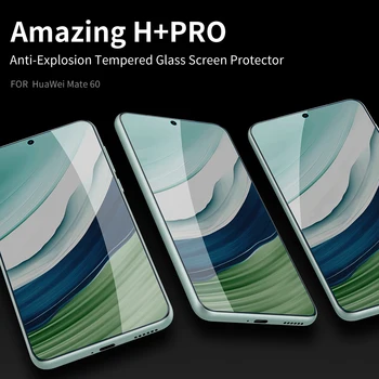 NILLKIN за Huawei Капитан 60 CP + Pro 0,33 мм H + PRO 0,2 мм и Защитно фолио от взривозащитен стъкло твърдост 9H със защита от пръстови отпечатъци