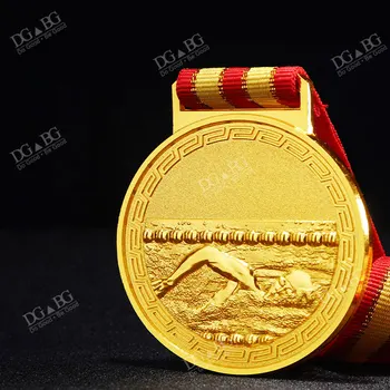 Адаптивни лого Награди за състезания по плуване Медал за спортни дейности на открито