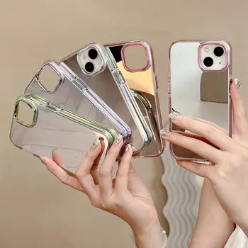 Цветен калъф за телефон с огледални за iPhone 14 13 12 11 Pro Max 14 13 12